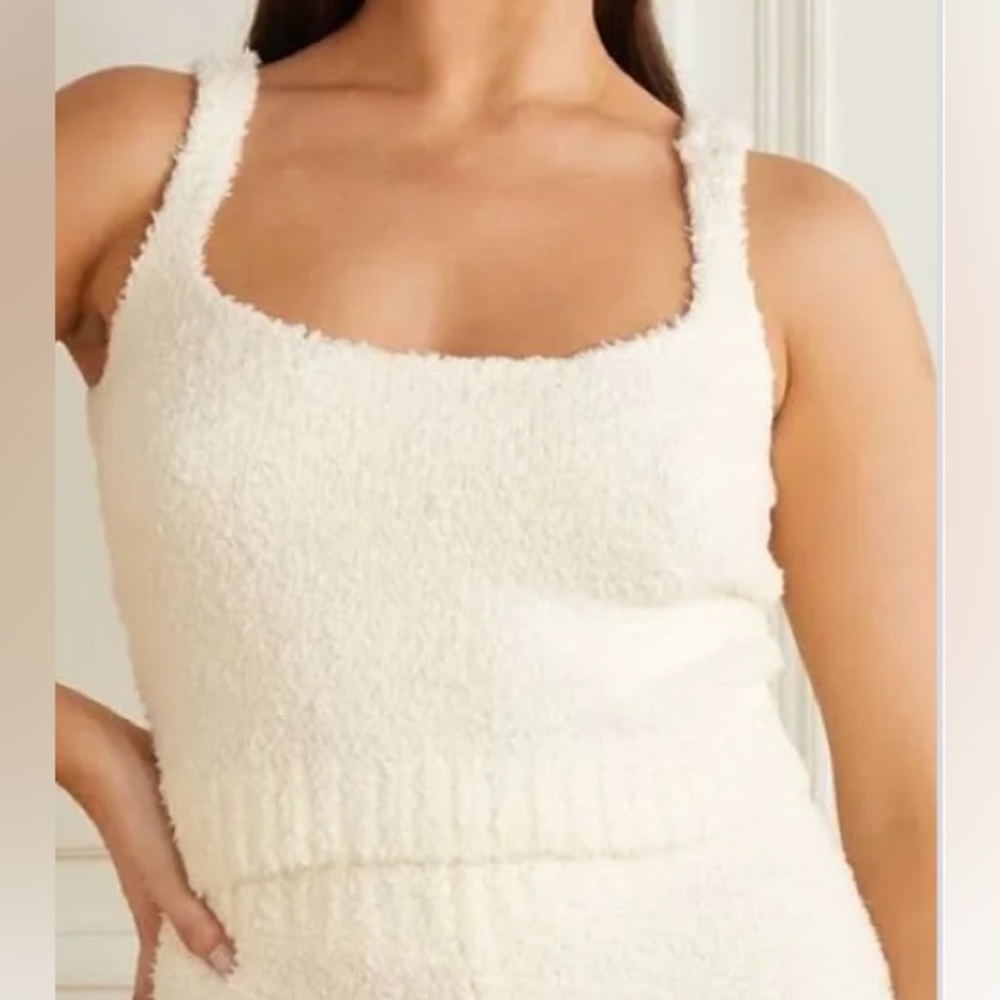 SKIMS NWT Cozy Knit Tank in Bone Cream NWT Size L/XL